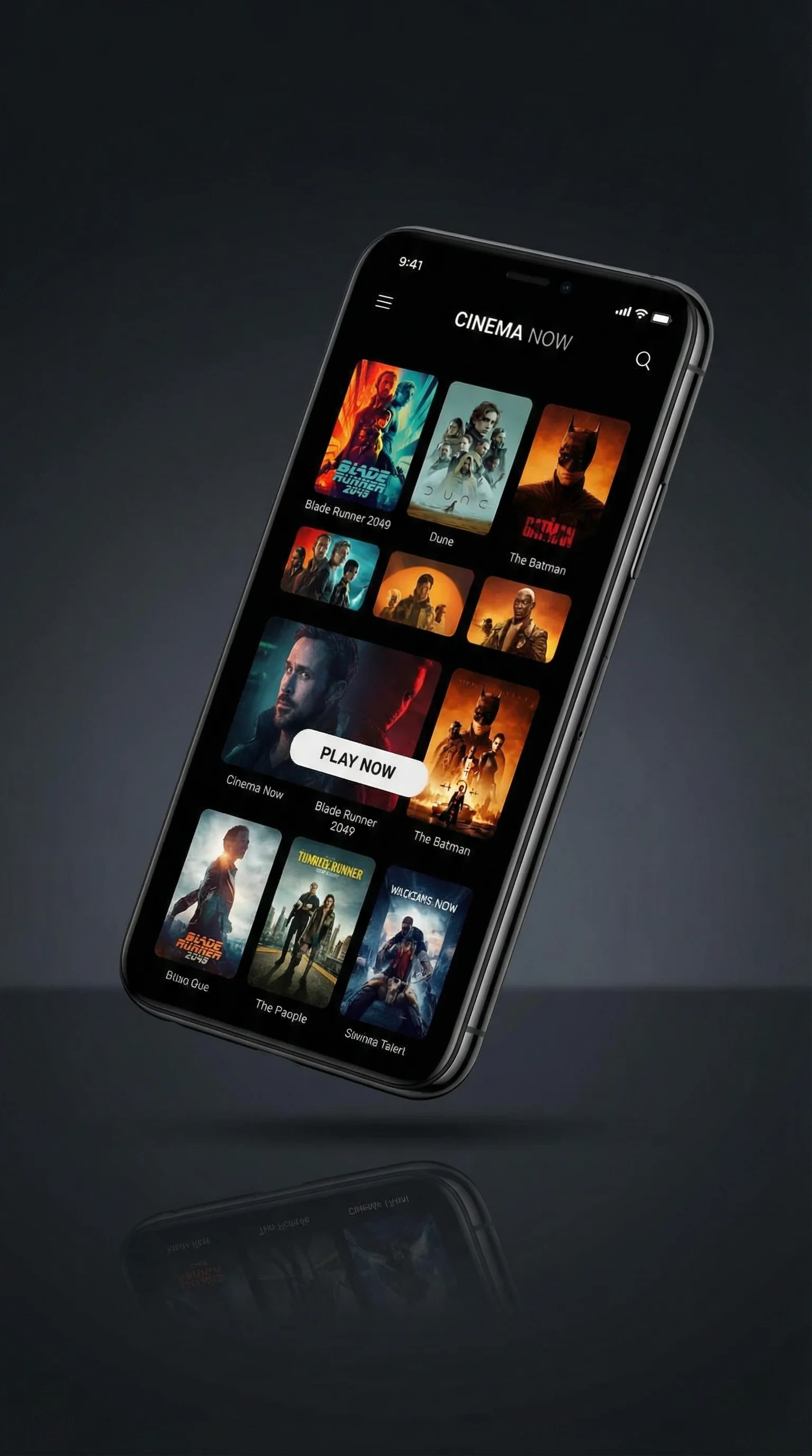 草榴视频 | 经典电影海报艺术画廊 | 草榴点亮你的生活空间移动端应用界面预览 - 一镜到底长镜头电影浏览